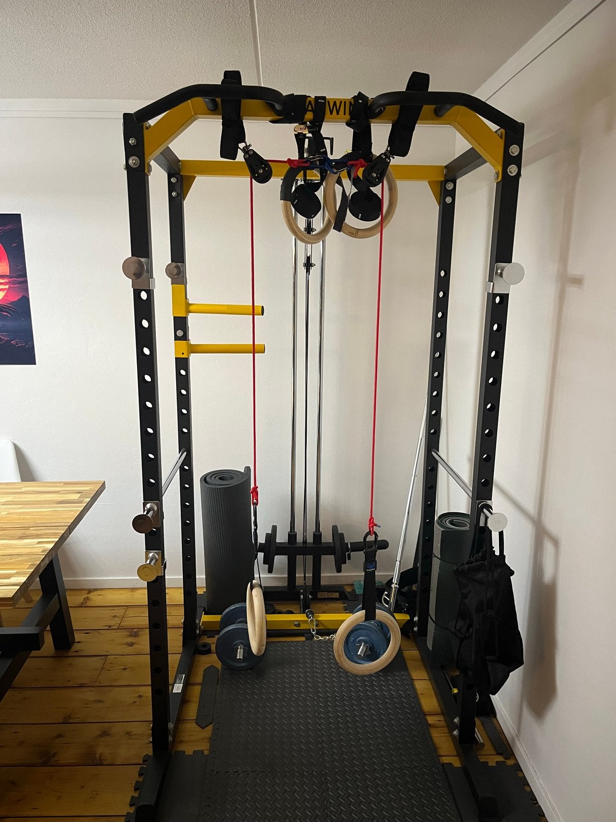Darwin Power Cage Set - Complete Krachtstation voor Thuis, Sport en Fitness, Ophalen, Zo goed als nieuw, Armen, Overige typen