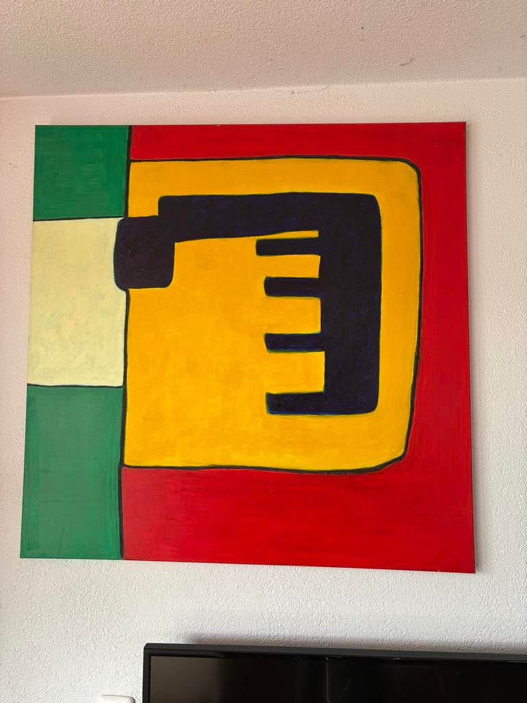 Schilderij gemaakt door Viola Holt, gesigneerd, Ophalen