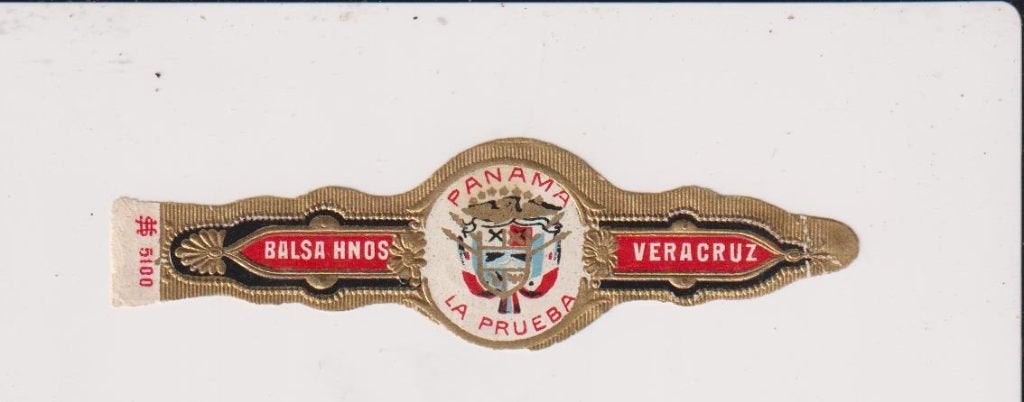 sigarenbanden -  BALSA HNOS - LA PRUEBA, Ophalen of Verzenden, Zo goed als nieuw, Sigarenbandjes