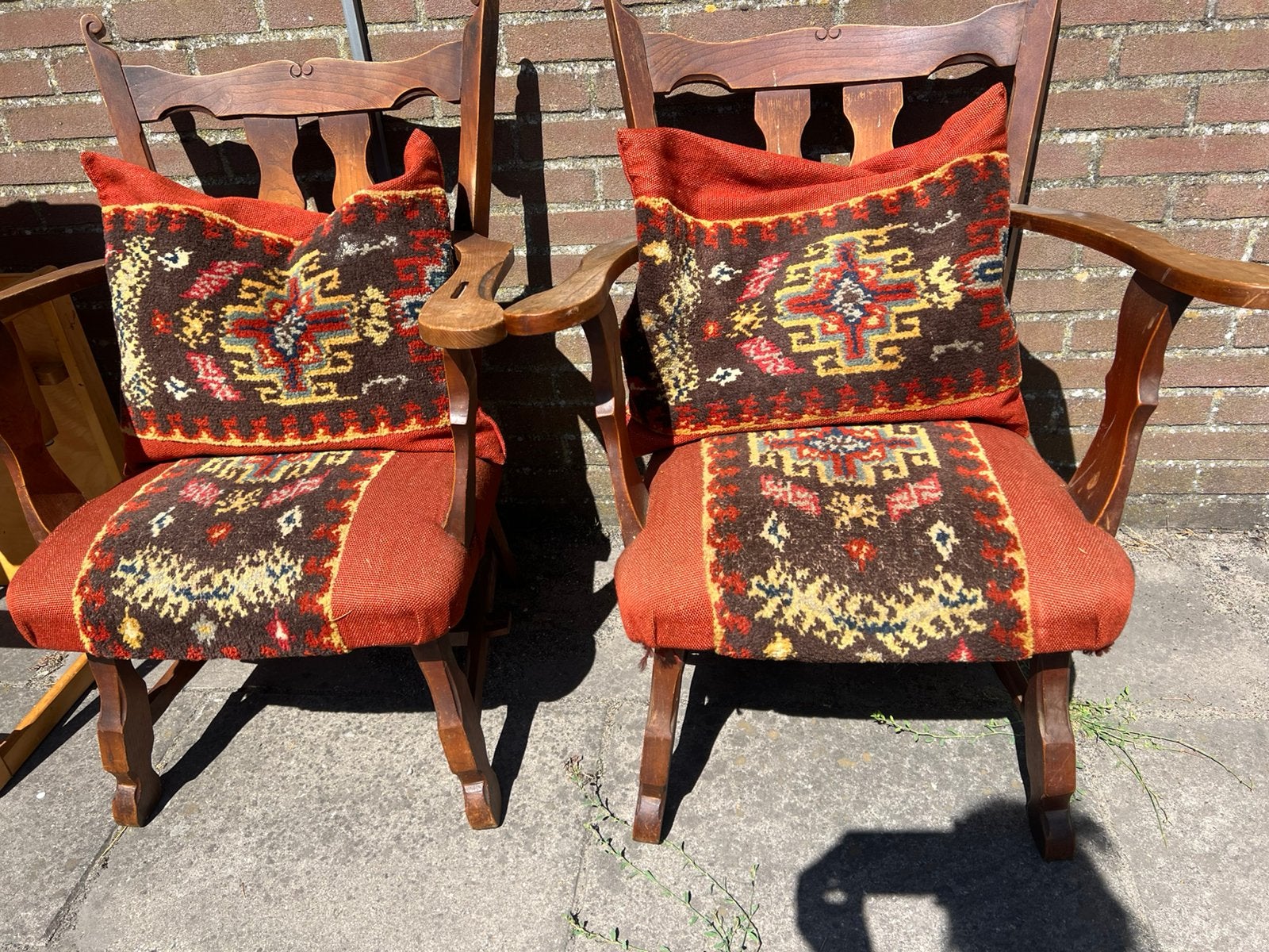 2 antieke stoelen, Ophalen of Verzenden