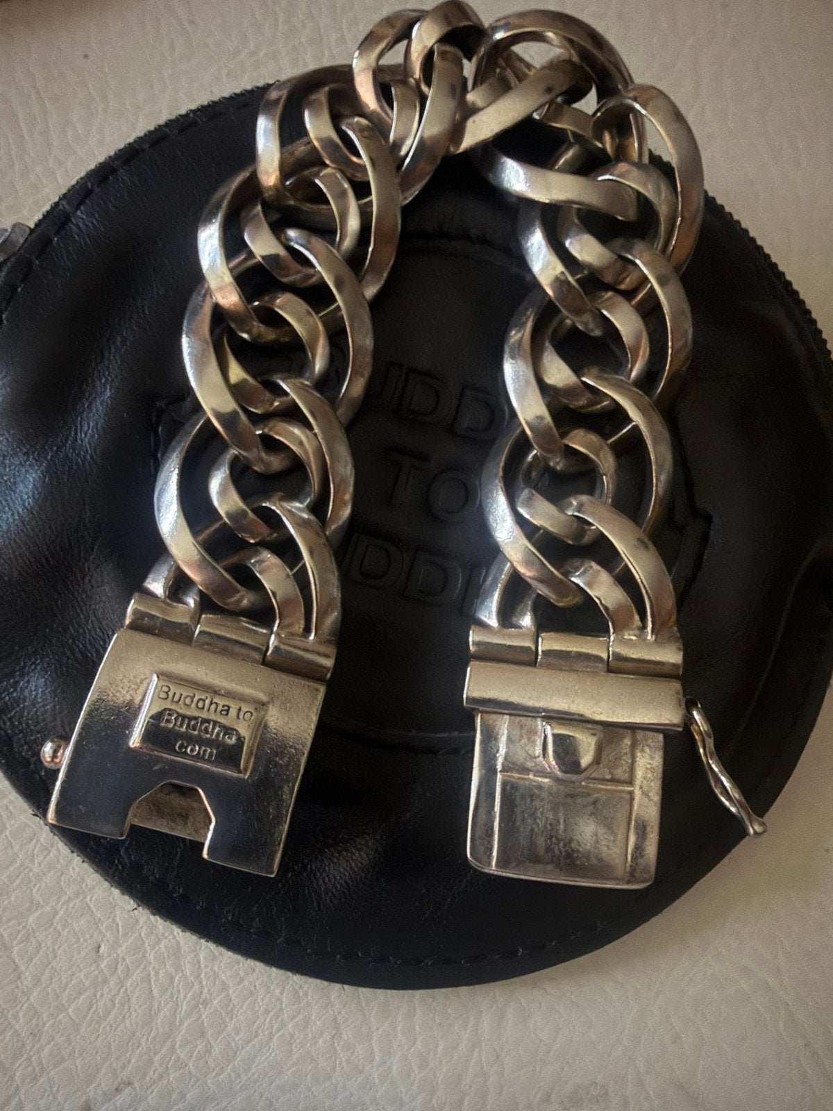 Buddha To Buddha armband Nathalie big, Sieraden, Tassen en Uiterlijk, Ophalen of Verzenden, Zo goed als nieuw, Zilver