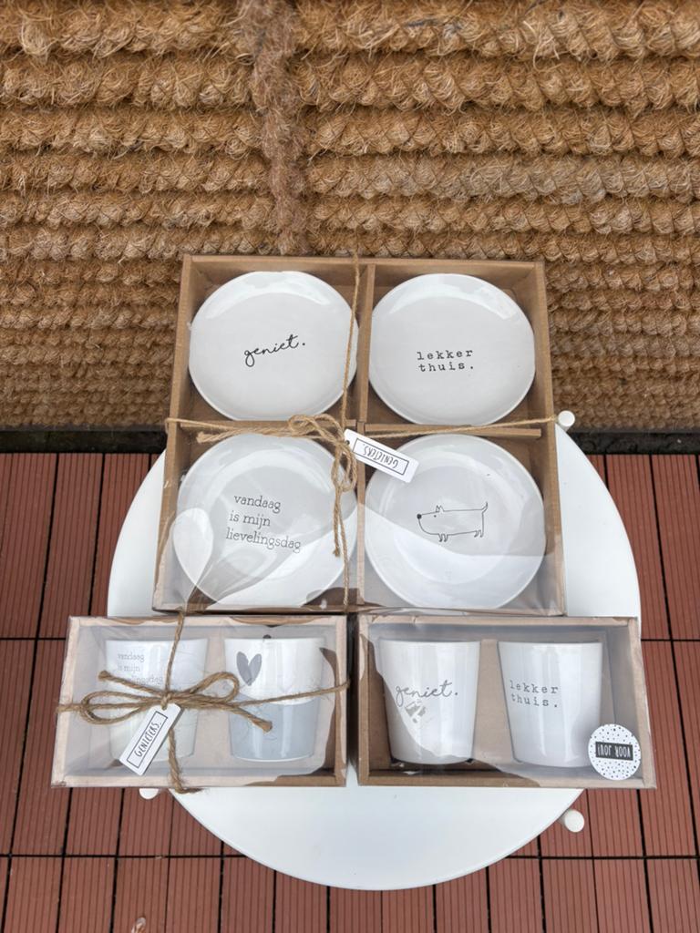 Gusta Genieters servies, Huis en Inrichting, Keuken | Servies, Nieuw, Ophalen of Verzenden, Overige stijlen, Aardewerk