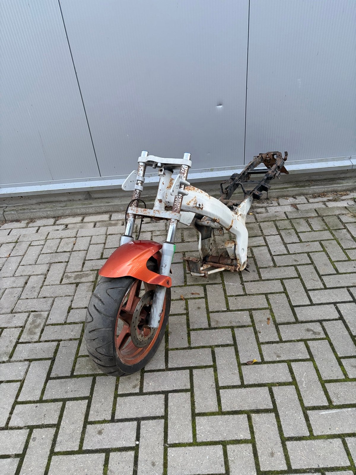 Frame op kenteken - Goede basis voor project, Ophalen of Verzenden, Gebruikt, Frame