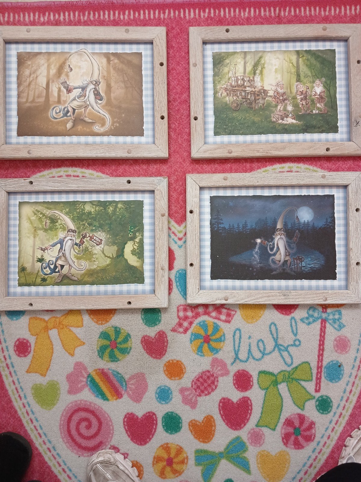 Unieke schilderijen van Klaas Vaak – Efteling Bosrijk, Verzamelen, Ophalen of Verzenden, Overige typen