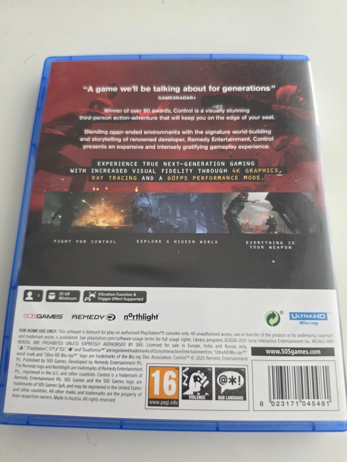 Control voor Playstation 5 Lees Beschrijving Aub, Avontuur en Actie, 505 Games, 1 speler, Ophalen of Verzenden