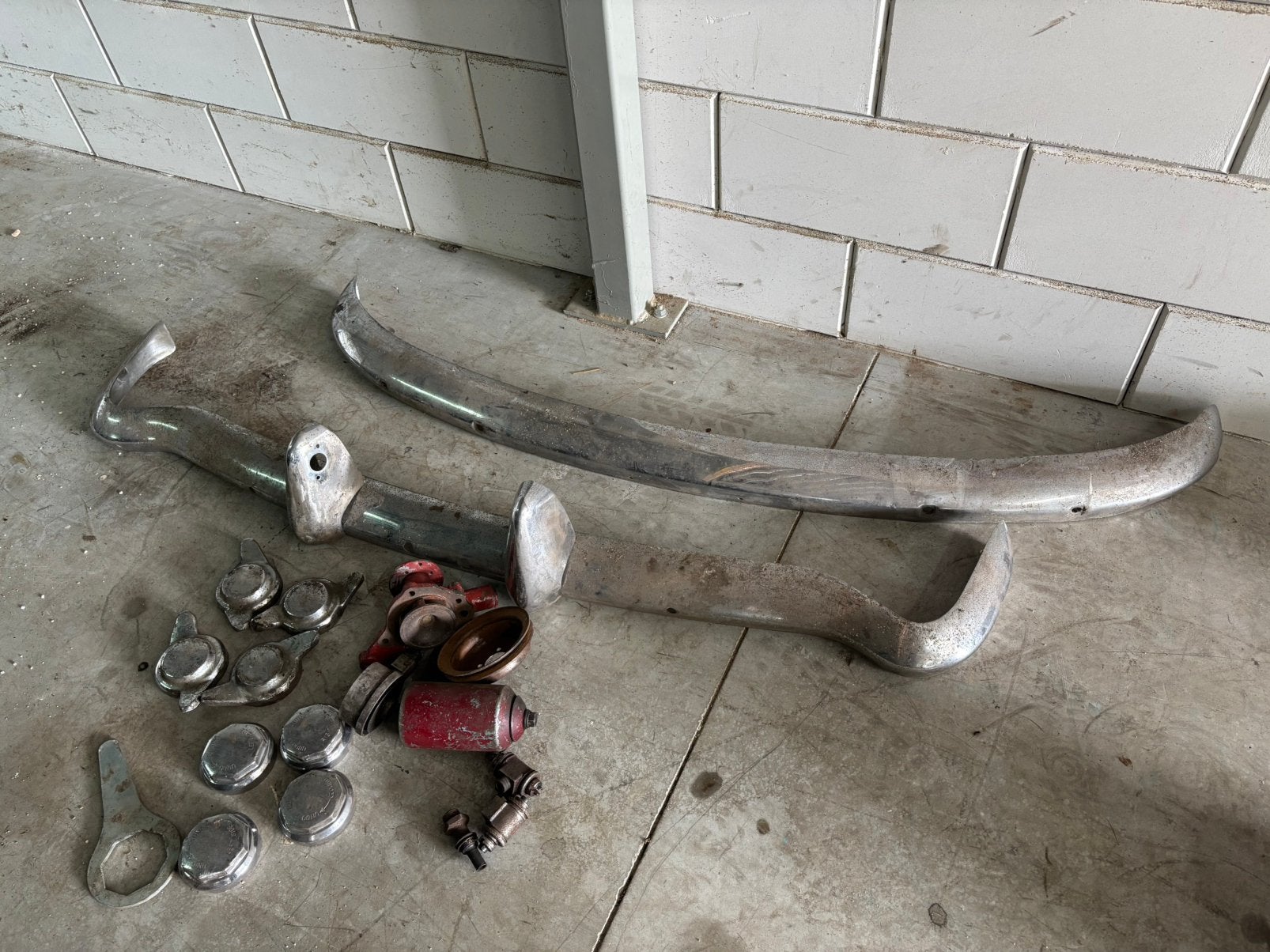 MGB onderdelen / bumpers / wiel spinners!, Ophalen of Verzenden, Achter, MG, Bumper