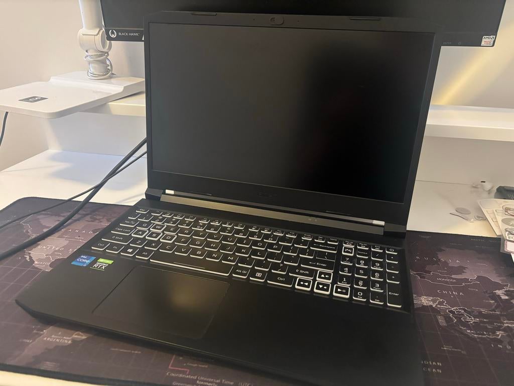 Acer Nitro 5 Intel Core i7, 16GB RAM, RTX 3060, Ophalen, Met videokaart, Zo goed als nieuw, Gaming