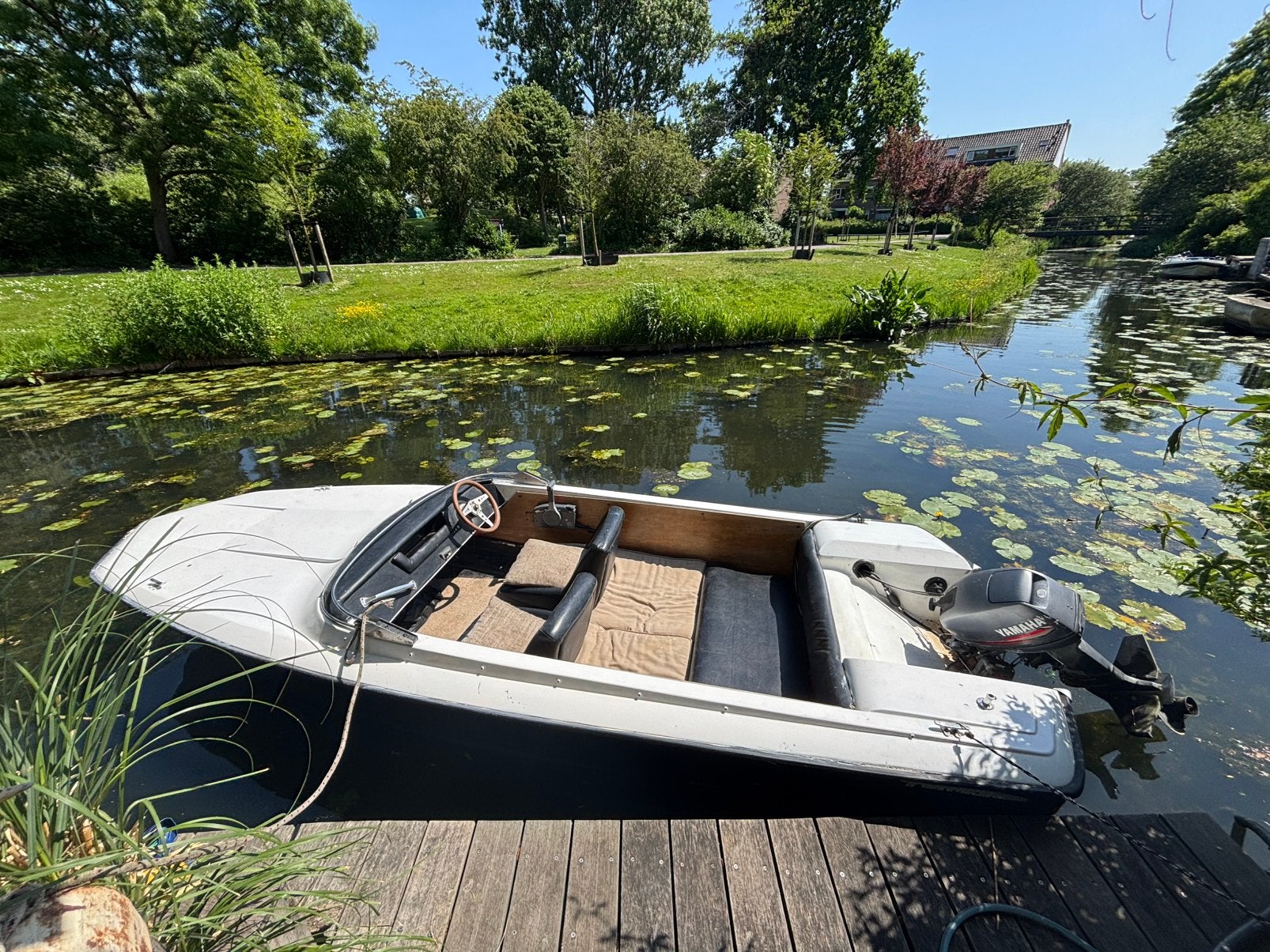 Fletcher boot met yamaha 9,9, Watersport en Boten, Ophalen, Overige merken, Gebruikt, 10 pk