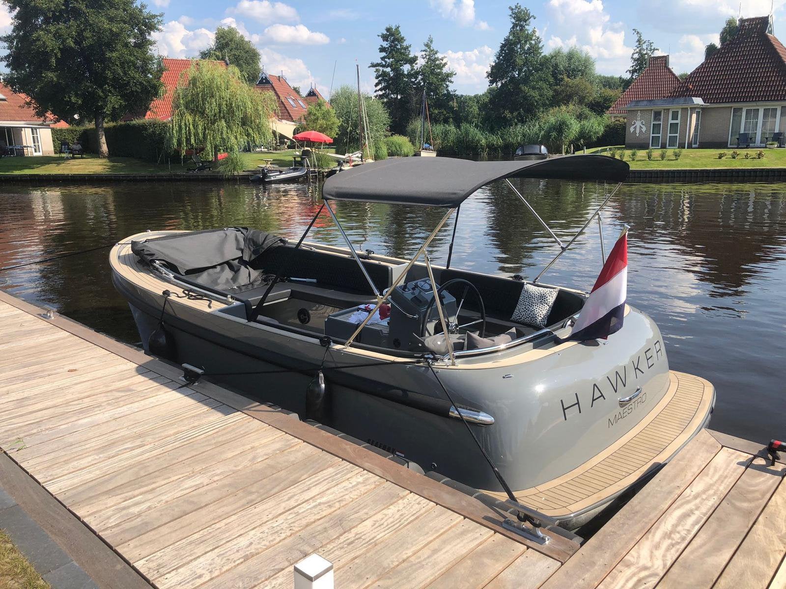 Seafury Hawker 650 33pk vetus Boegschroef bimini top 1e eign, Watersport en Boten, Sloepen, Ophalen, Info@seafury.com, Overige typen