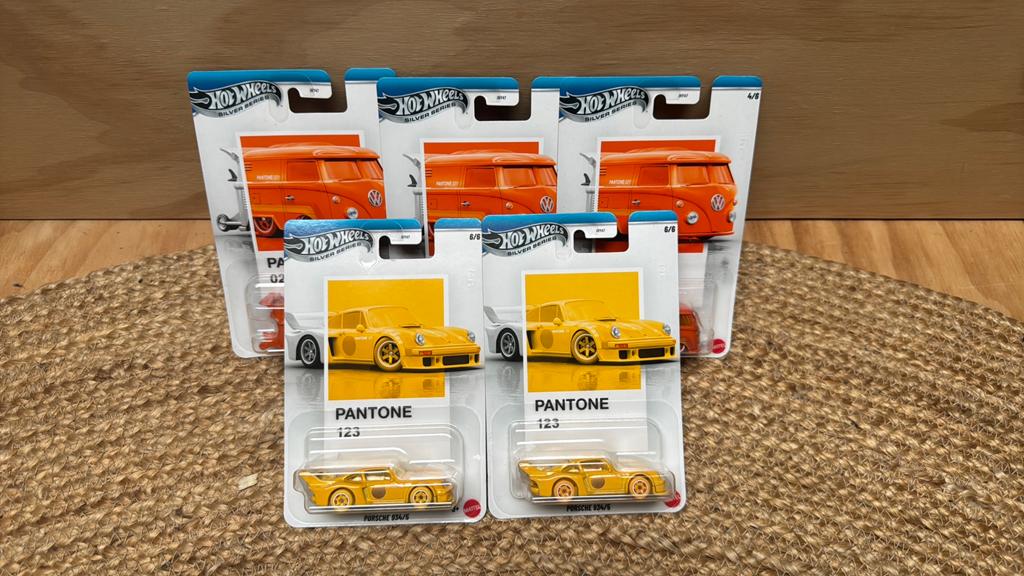 Hot Wheels Pantone Silver Series Set (6 stuks), Ophalen of Verzenden, Nieuw, Overige typen