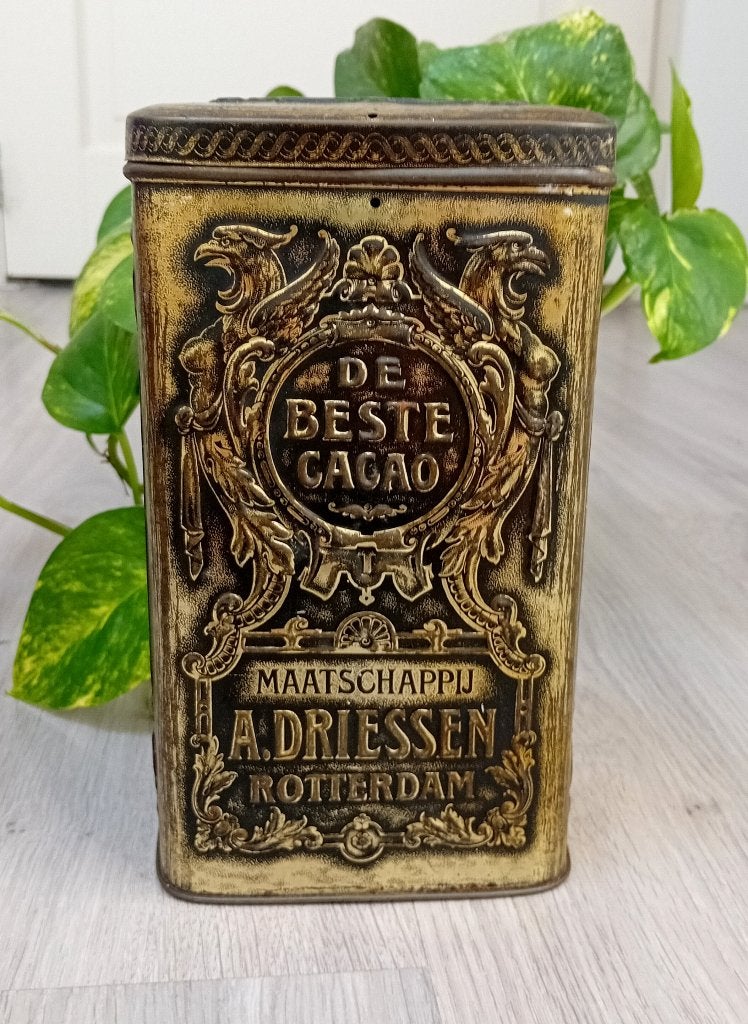 A.Driessen de beste cacao blik, 1 kilo, leeg, Verzenden, Gebruikt, Overige