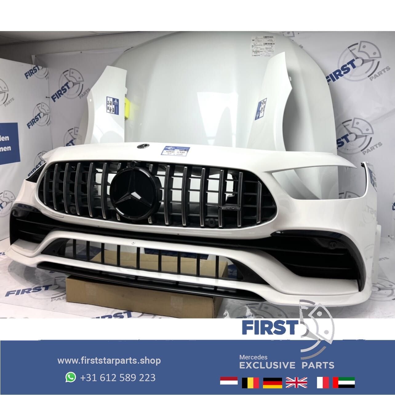 X290 W290 GT43 GT53 AMG VOORKOP COMPLEET Mercedes 2018-2022, Auto-onderdelen, Gebruikt, -, Voor, Ophalen of Verzenden