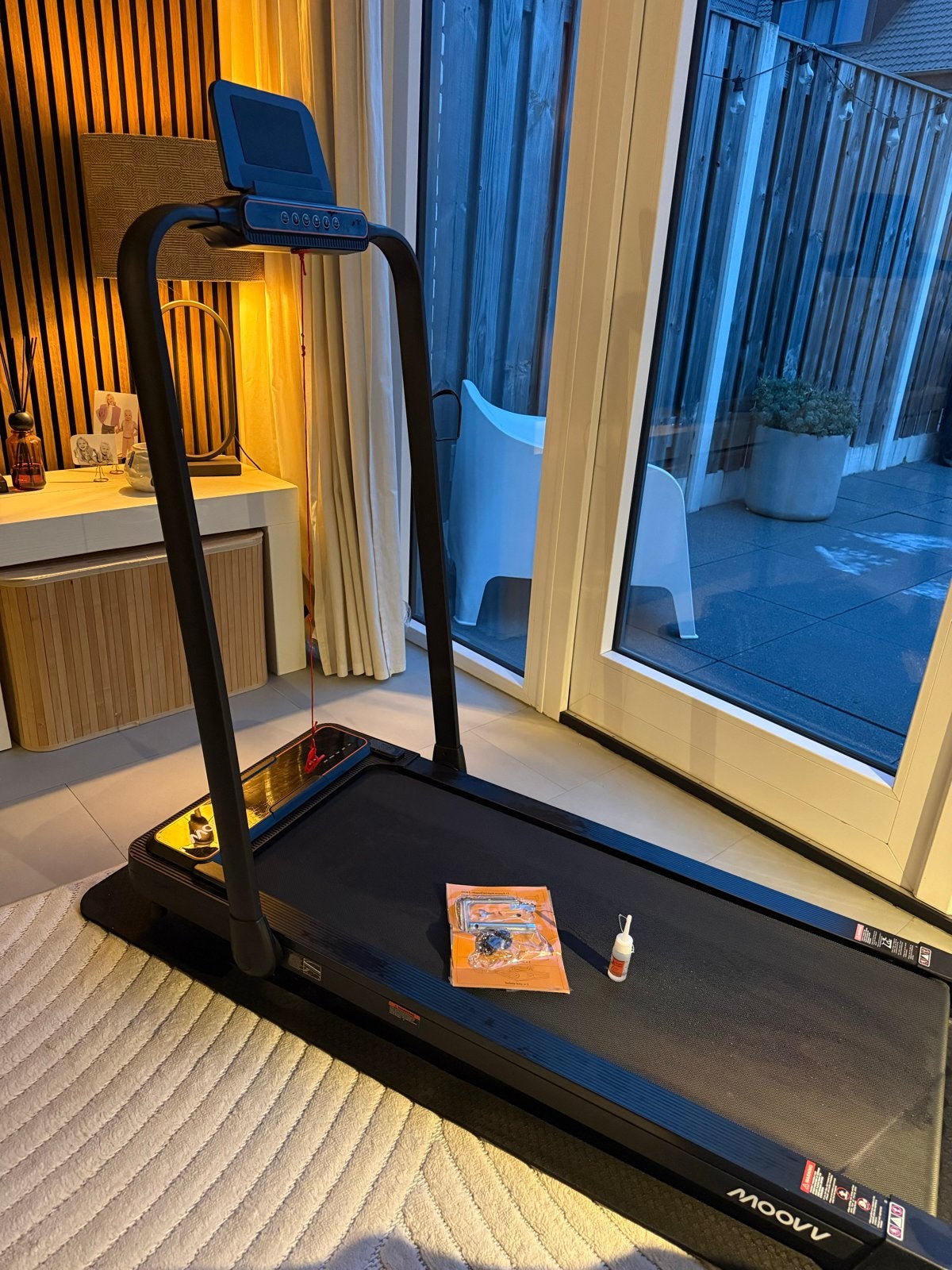 Moovv SmartStep Pro v2 Loopband - Inklapbaar met Helling, Ophalen, Zo goed als nieuw, Metaal, Loopband