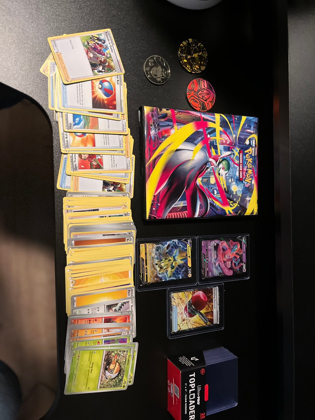Heel veel pokemonkaarten met map en munten, Ophalen, Nieuw, Meerdere kaarten