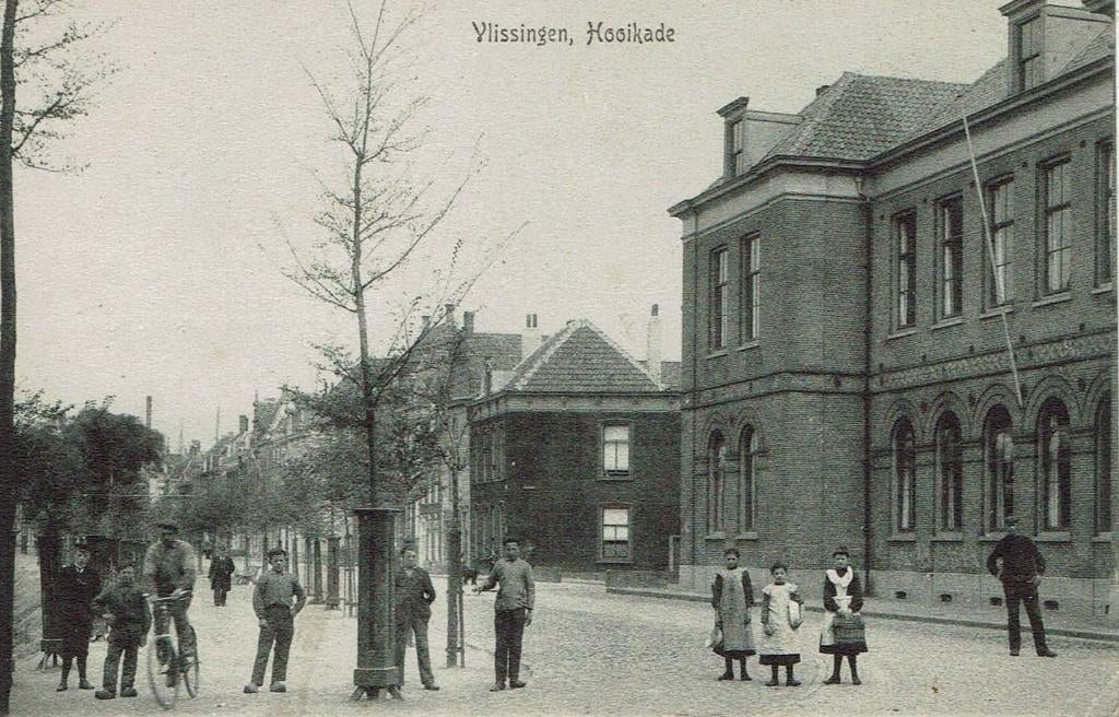 Vlissingen Hooikade met Zandjesschool, Verzenden, Voor 1920, Ongelopen, Zeeland