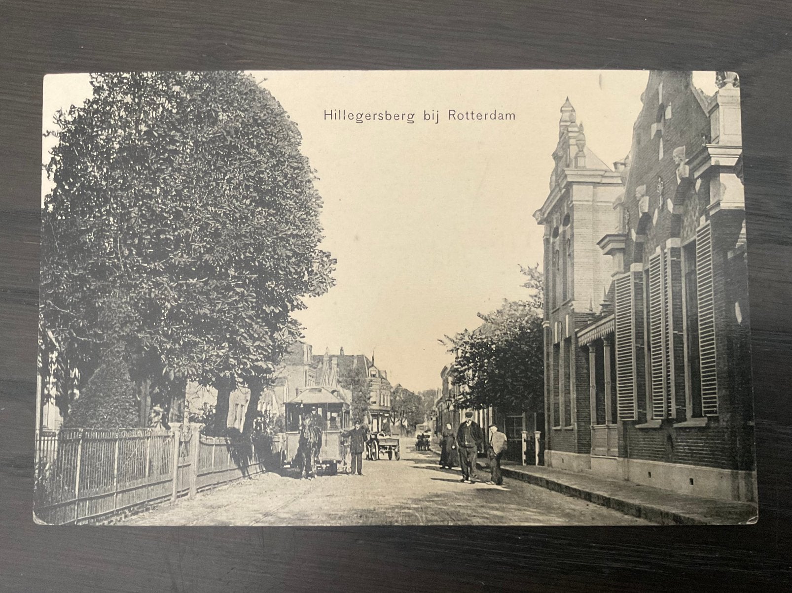 Hillegersberg met paardentram, Ophalen of Verzenden, Voor 1920, Zuid-Holland
