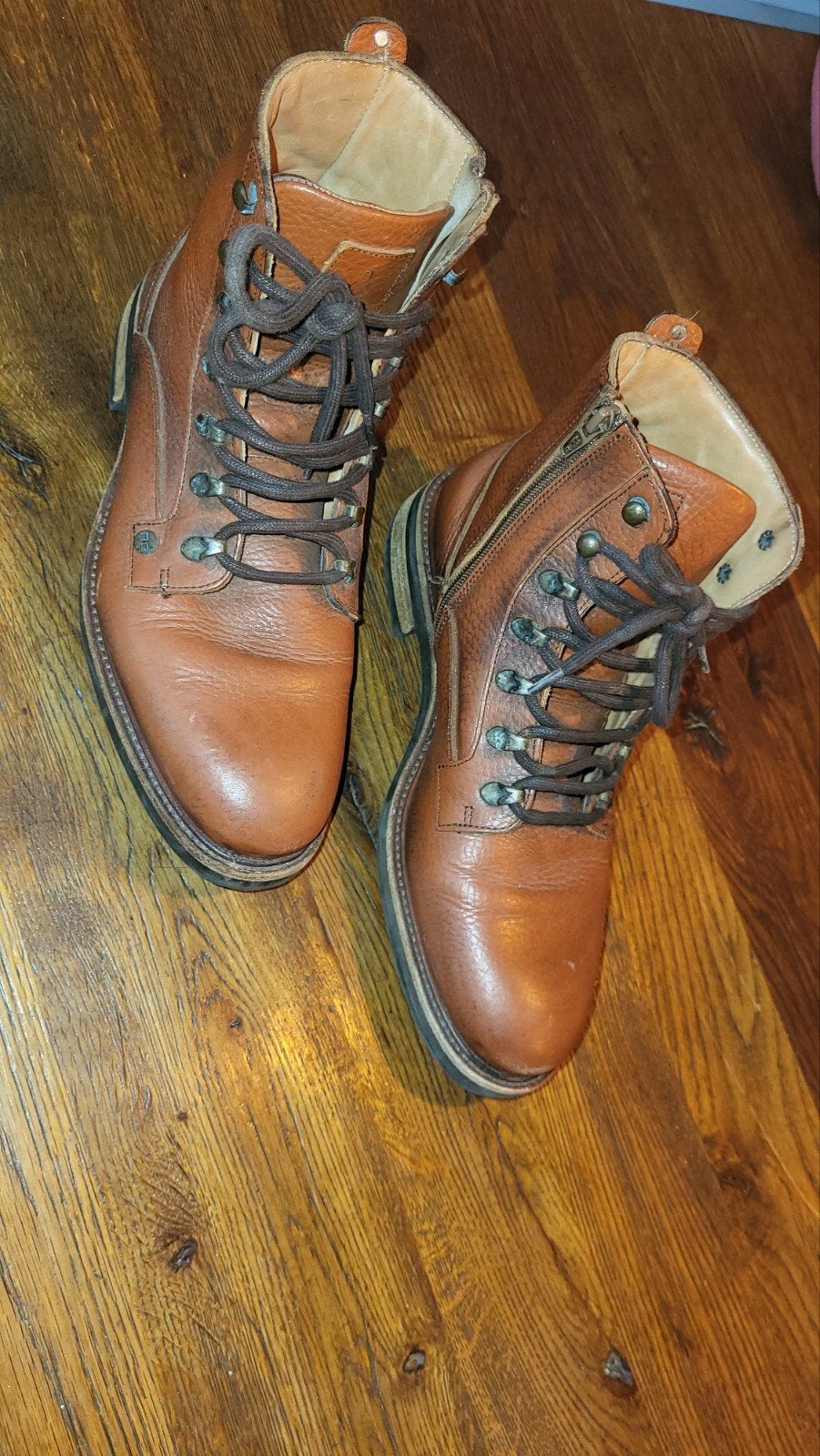 Nieuwe Portugese leren boots, maat 41, Kleding | Heren, Schoenen, Boots, Nieuw, Ophalen of Verzenden, Onbekend
