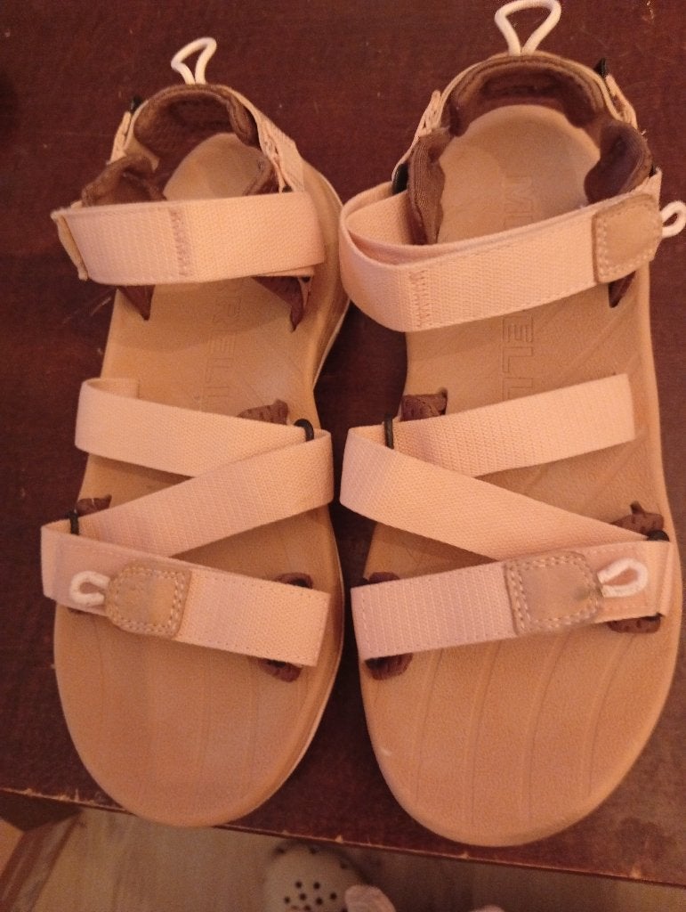 IN PRIJS VERLAAGD roze MERRELL dames wandel sandalen maat 39, Overige typen, Ophalen of Verzenden, Zo goed als nieuw, Roze