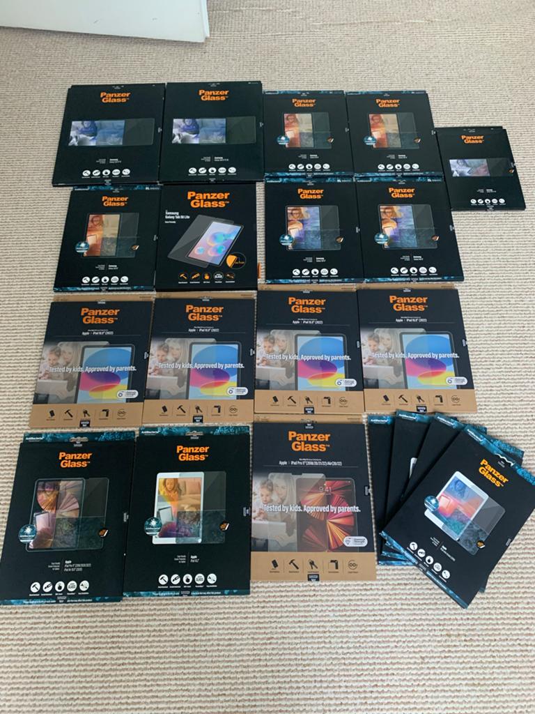 PanzerGlass Partij Screenprotectors iPad & Galaxy Tab, Computers en Software, Tablet-hoezen, Ophalen of Verzenden, Nieuw, IPad en Galaxy Tab