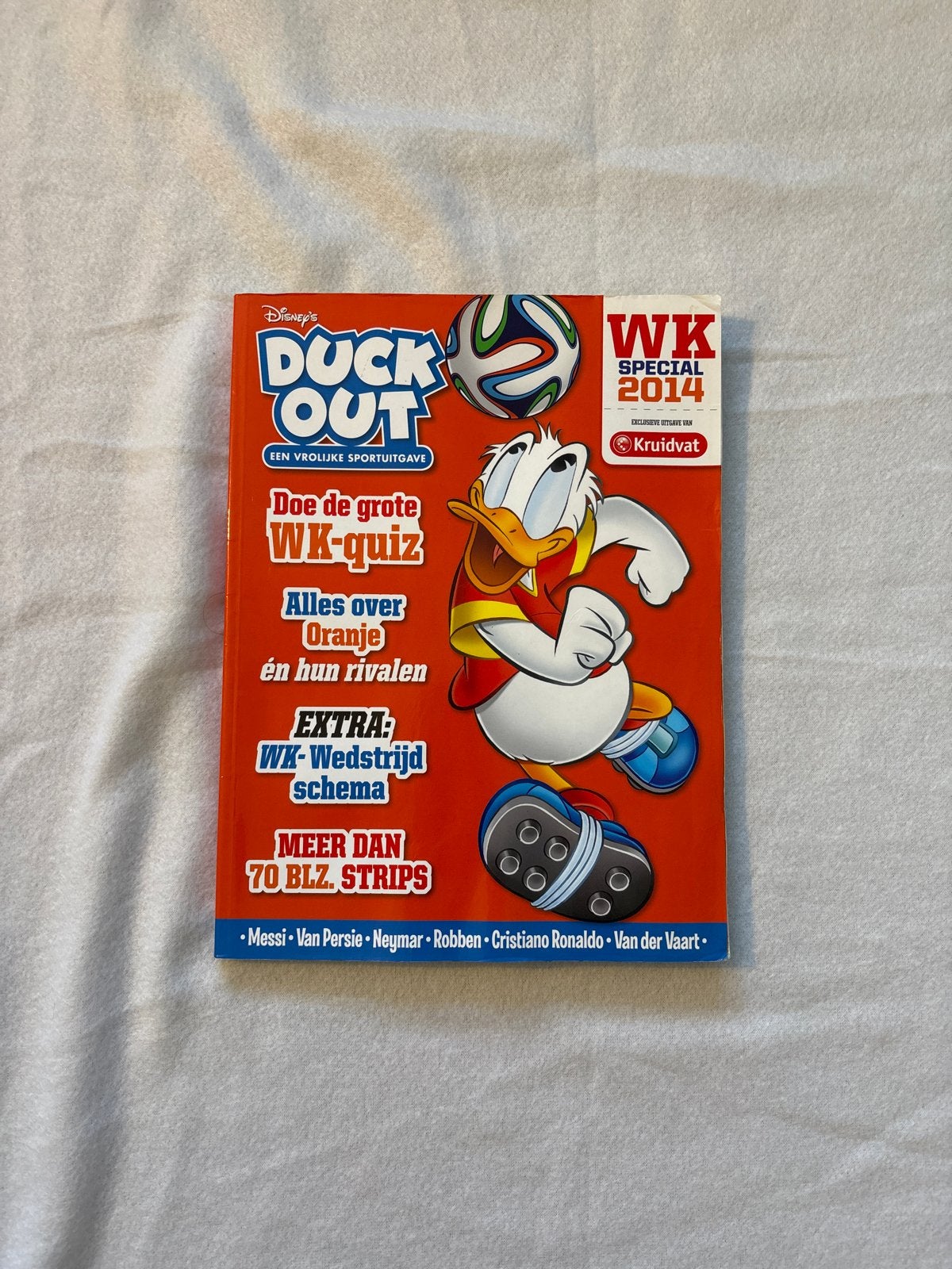 Donald Duck Duck Out WK Special 2014, Boeken, Eén stripboek, Ophalen, Zo goed als nieuw