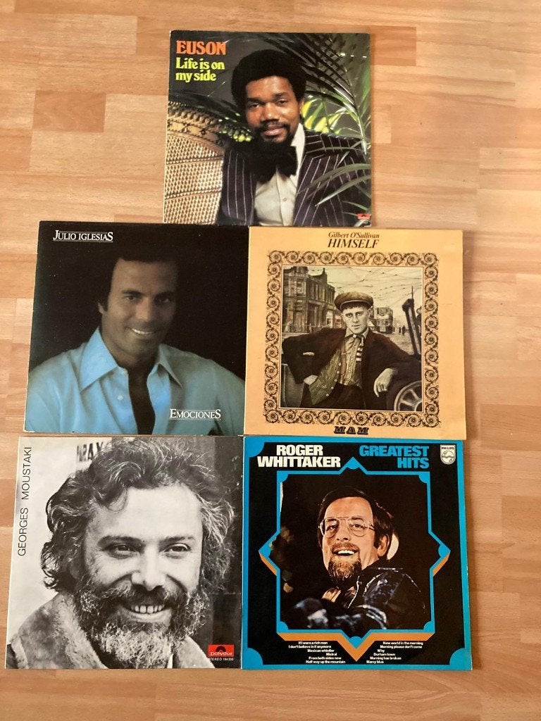 Vinyl LP's : 5 x Diverse Zangers., Ophalen of Verzenden, 1970 - 1979, Zo goed als nieuw, 12 inch