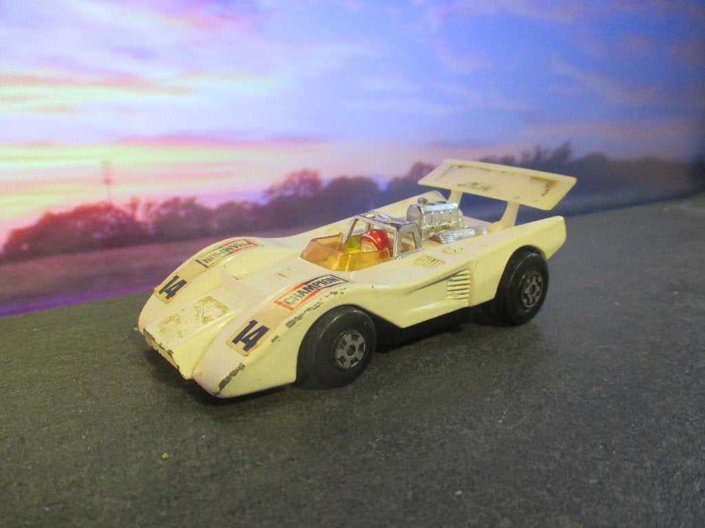 1/36 Barracuda - Matchbox Super Kings K-51 1974, Hobby en Vrije tijd, Ophalen of Verzenden, Gebruikt, Auto, Matchbox