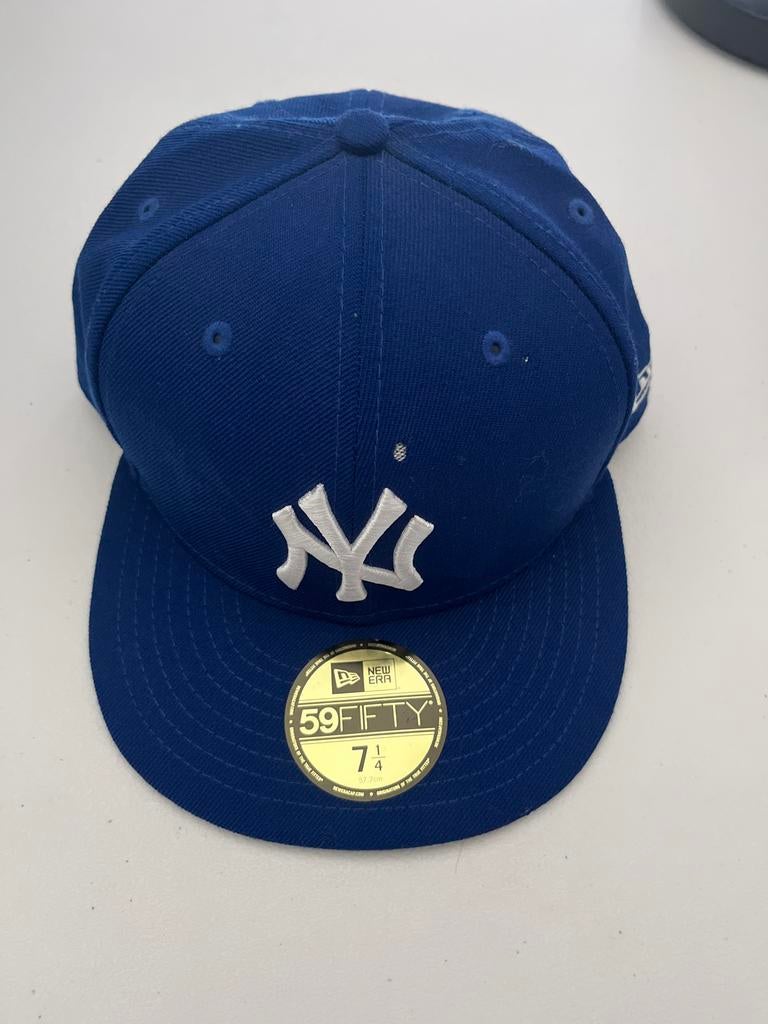 New Era 59Fifty New York Yankees Pet - Blauw, Ophalen of Verzenden, Zo goed als nieuw, Pet