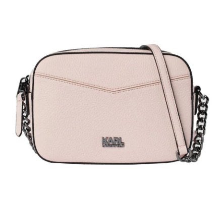 KARL LAGERFELD crossbody Kstone camera bag a mauve chlk, Ophalen of Verzenden, Nieuw, Roze, Schoudertasje