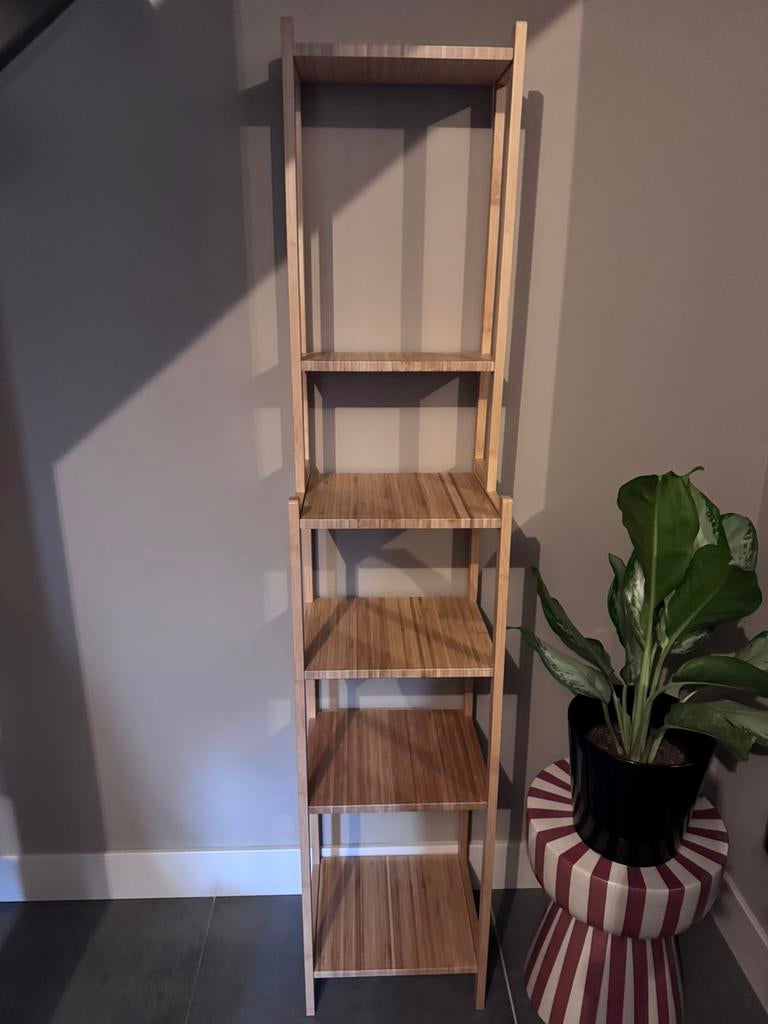Rek bamboe Ikea, Ophalen, Gebruikt