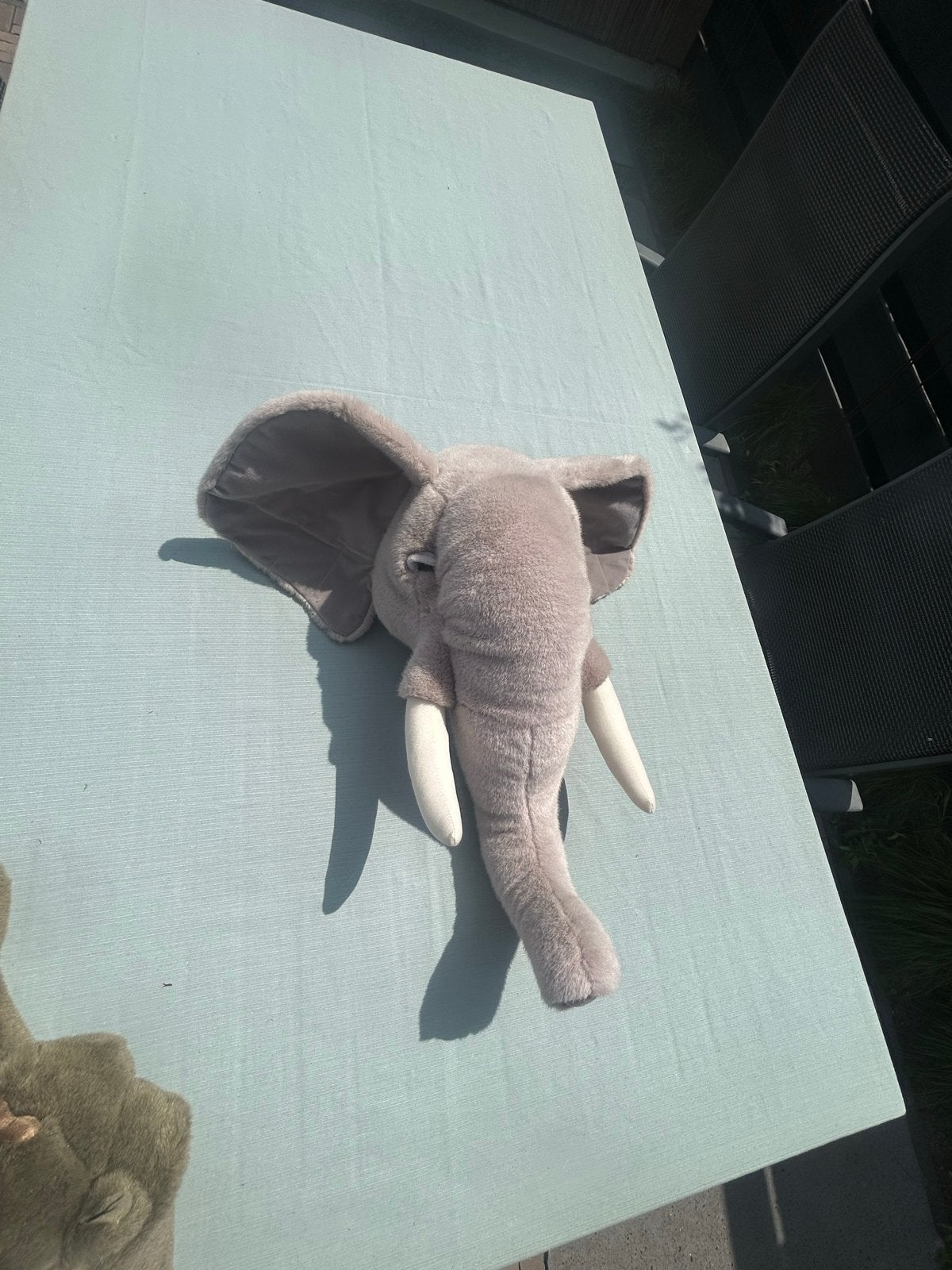 Pluche dierenkoppen voor aan de muur (7 stuks), Kinderen en Baby's, Speelgoed | Knuffels en Pluche, Ophalen, Zo goed als nieuw