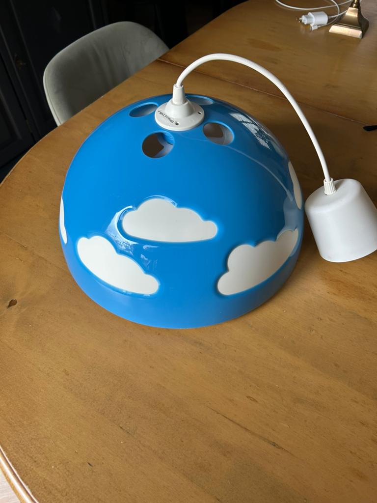 Vintage Ikea skojig hanglamp wolk, Huis en Inrichting, Lampen | Plafondlampen, Ophalen of Verzenden, Zo goed als nieuw