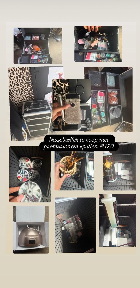 Nagelkoffer met inhoud, Eén persoon, Cadeaubon