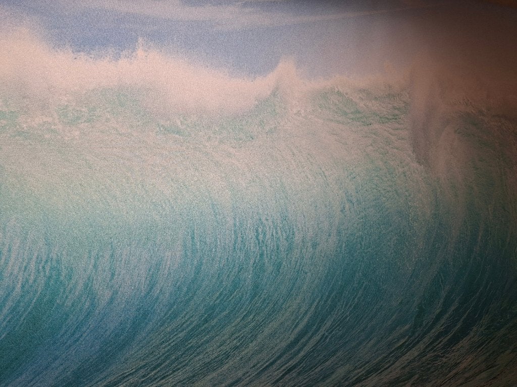 Wave - Golf groot schilderij van Ikea, Ophalen, Gebruikt, 125 cm of meer, Print