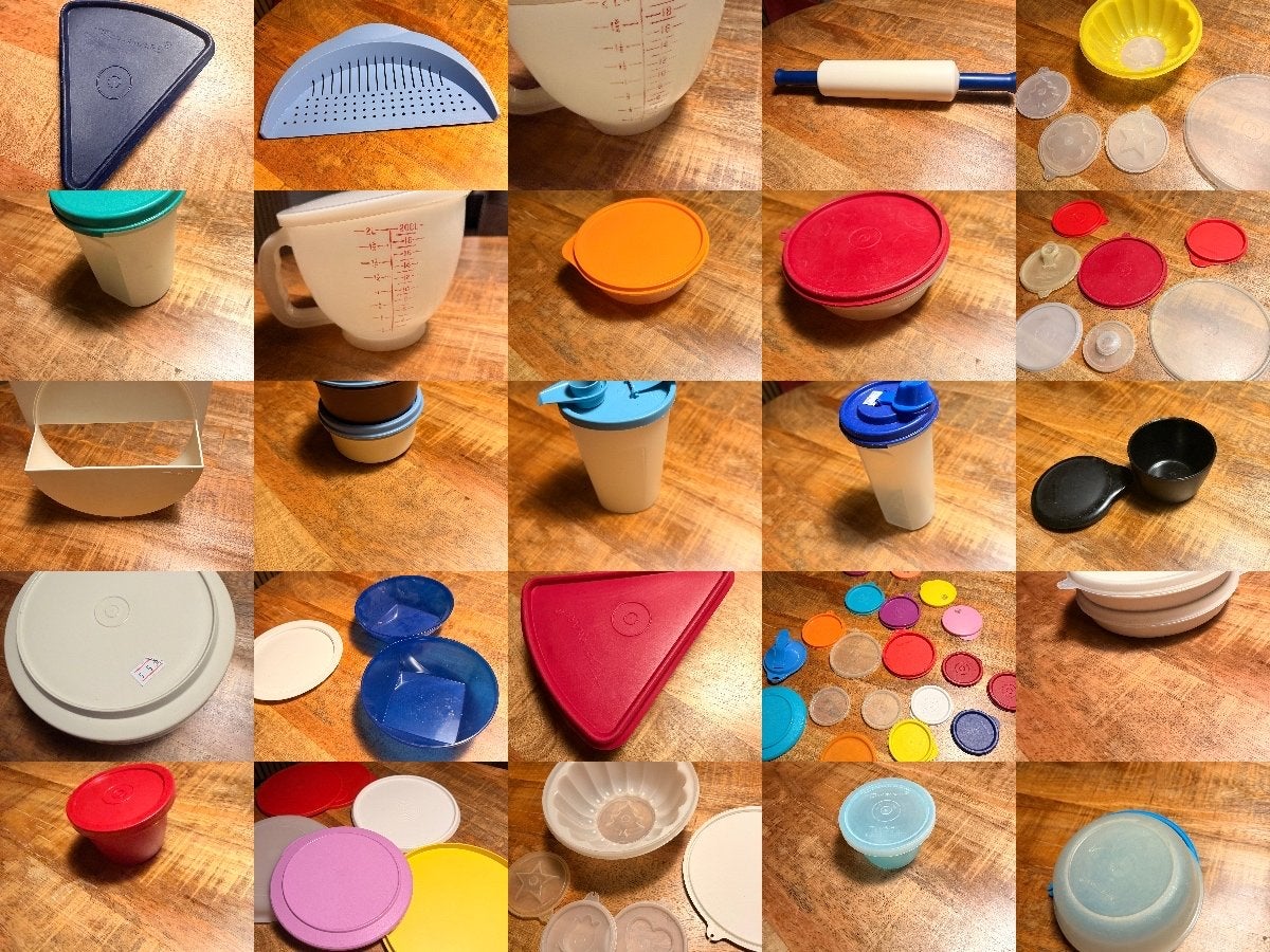 Grote partij Tupperware: >300!! Diverse Bakjes, Bekers etc, Ophalen, Gebruikt, Overige kleuren, Overige typen