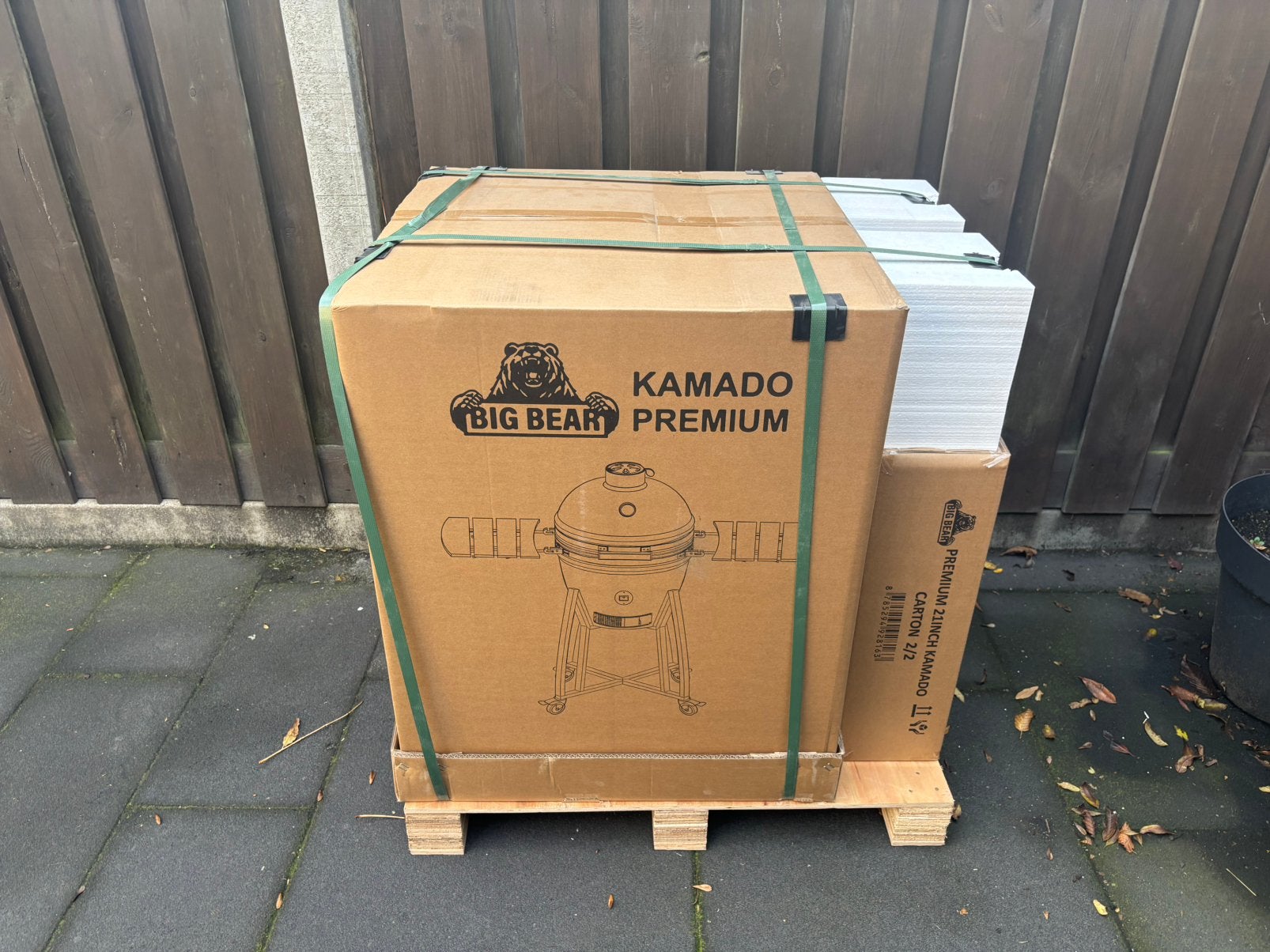 Big Bear Kamado XL Black (nieuw in doos), Tuin en Terras, Houtskoolbarbecues, Ophalen, Nieuw