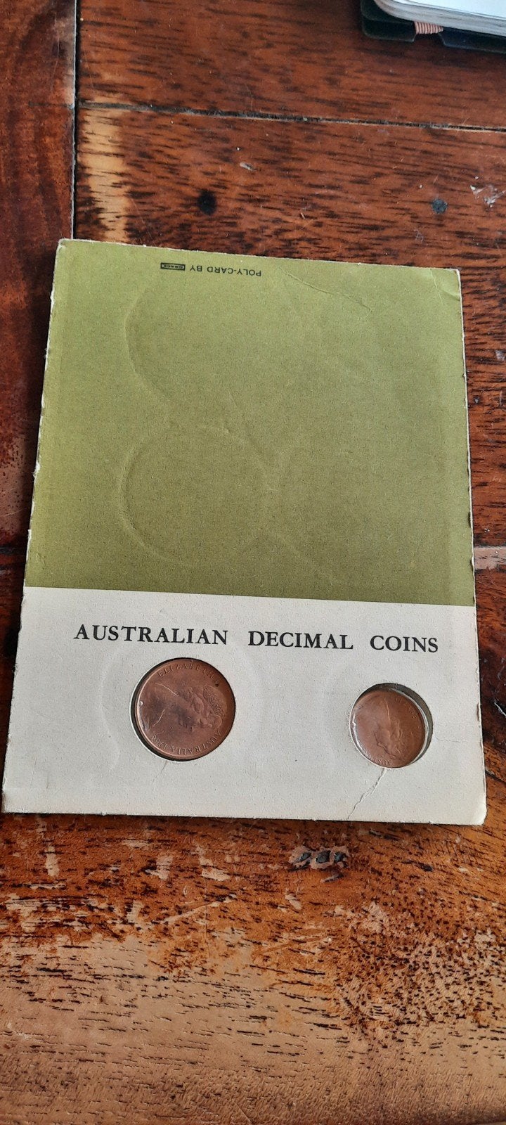 Australische decimale munten set - 1966, Ophalen of Verzenden, Setje