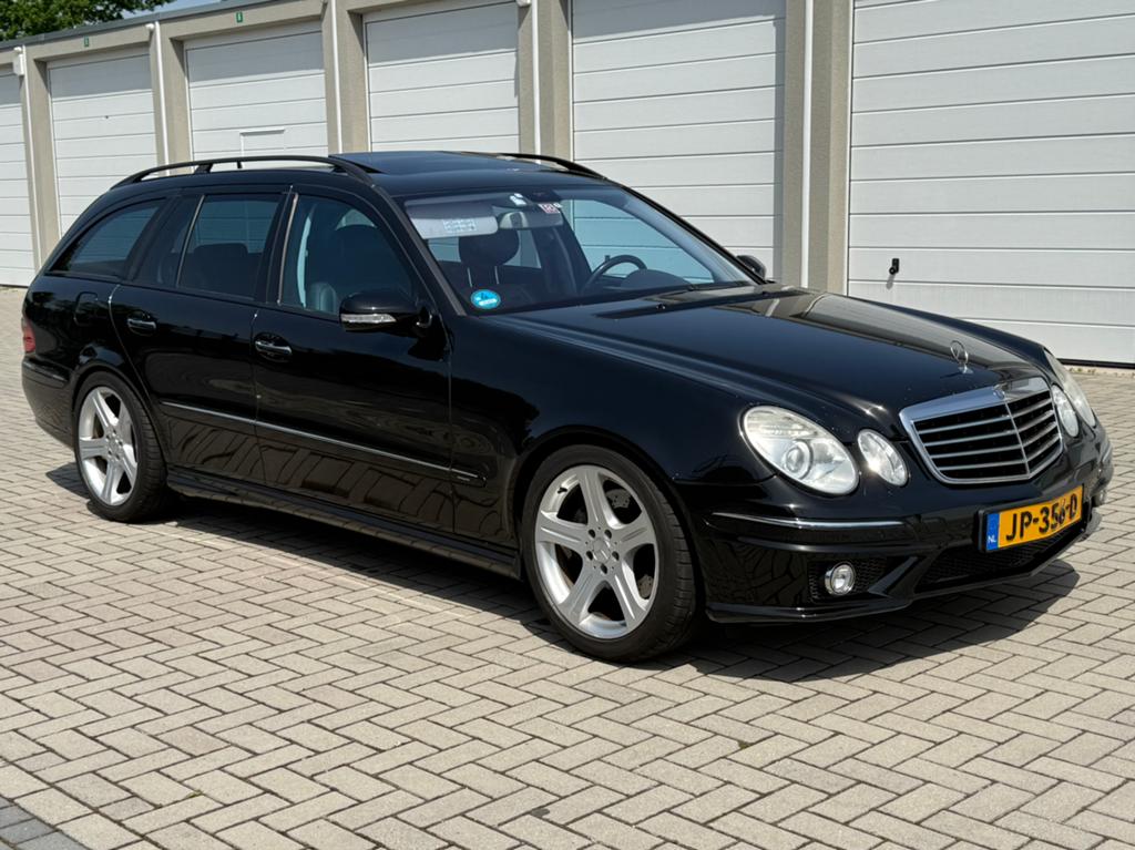 Mercedes-Benz E-Klasse 3.0 E280 Combi AUT 2008 Zwart, Auto's, Mercedes-Benz, Automaat, Achterwielaandrijving, Zwart, Stationwagon