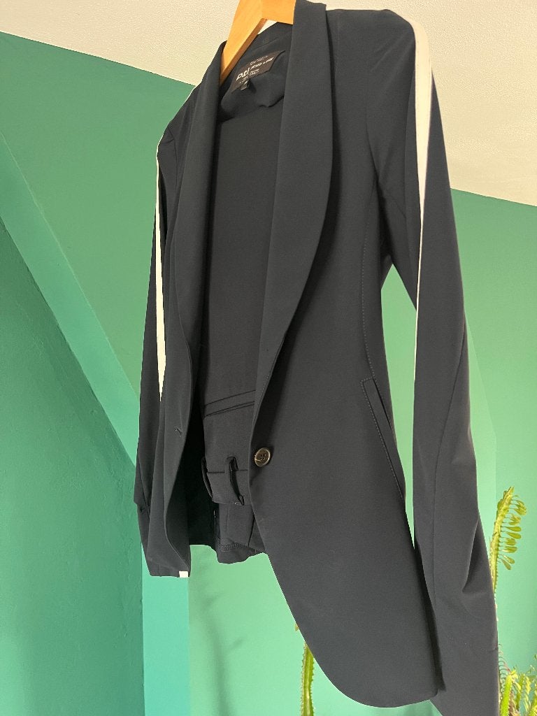 Penn & Ink blazer + 5Preview broek donkerblauw | maat 34/26, Kleding | Dames, Kostuum of Pak, Penn & Ink, Blauw, Ophalen of Verzenden