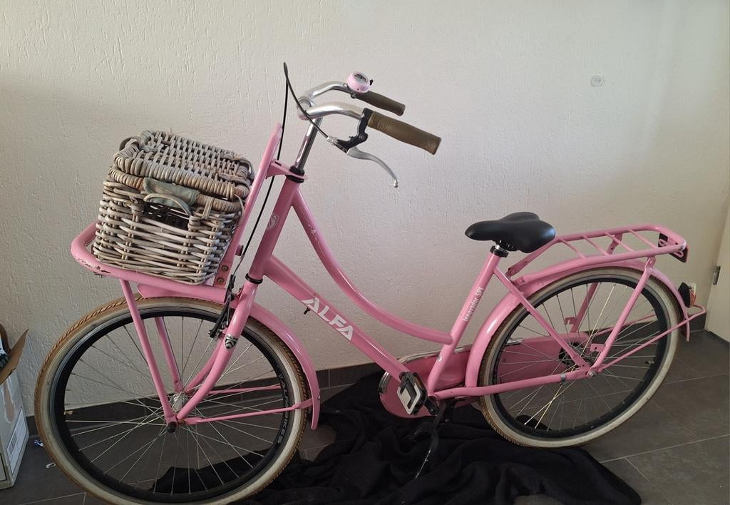Roze Meisje Stadsfiets 26", Fietsen en Brommers, Fietsen | Dames | Omafietsen, Ophalen, Gebruikt