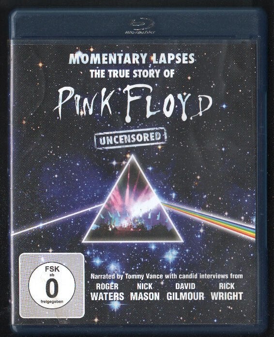 Momentary Lapses the True Story of Pink Floyd Uncensored BR., Documentaire, Alle leeftijden, Documentaire en Educatief, Ophalen of Verzenden