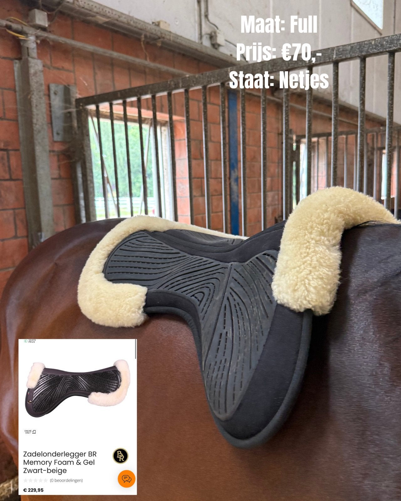 Zadelpad, Ophalen of Verzenden, Zo goed als nieuw