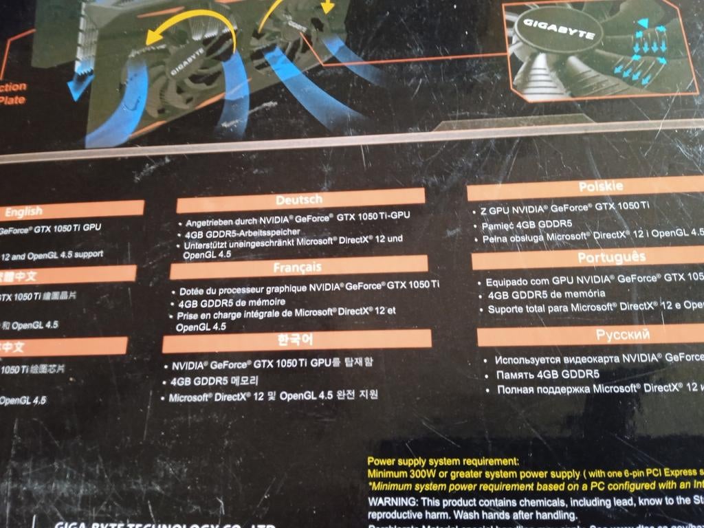 Gigabyte GeForce GTX 1050 Ti 4GB GDDR5 videokaart, Computers en Software, Videokaarten, Ophalen of Verzenden