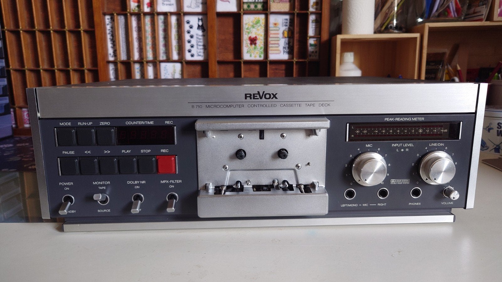 Revox B710 MK1, Ophalen, Enkel, Overige merken, Tiptoetsen