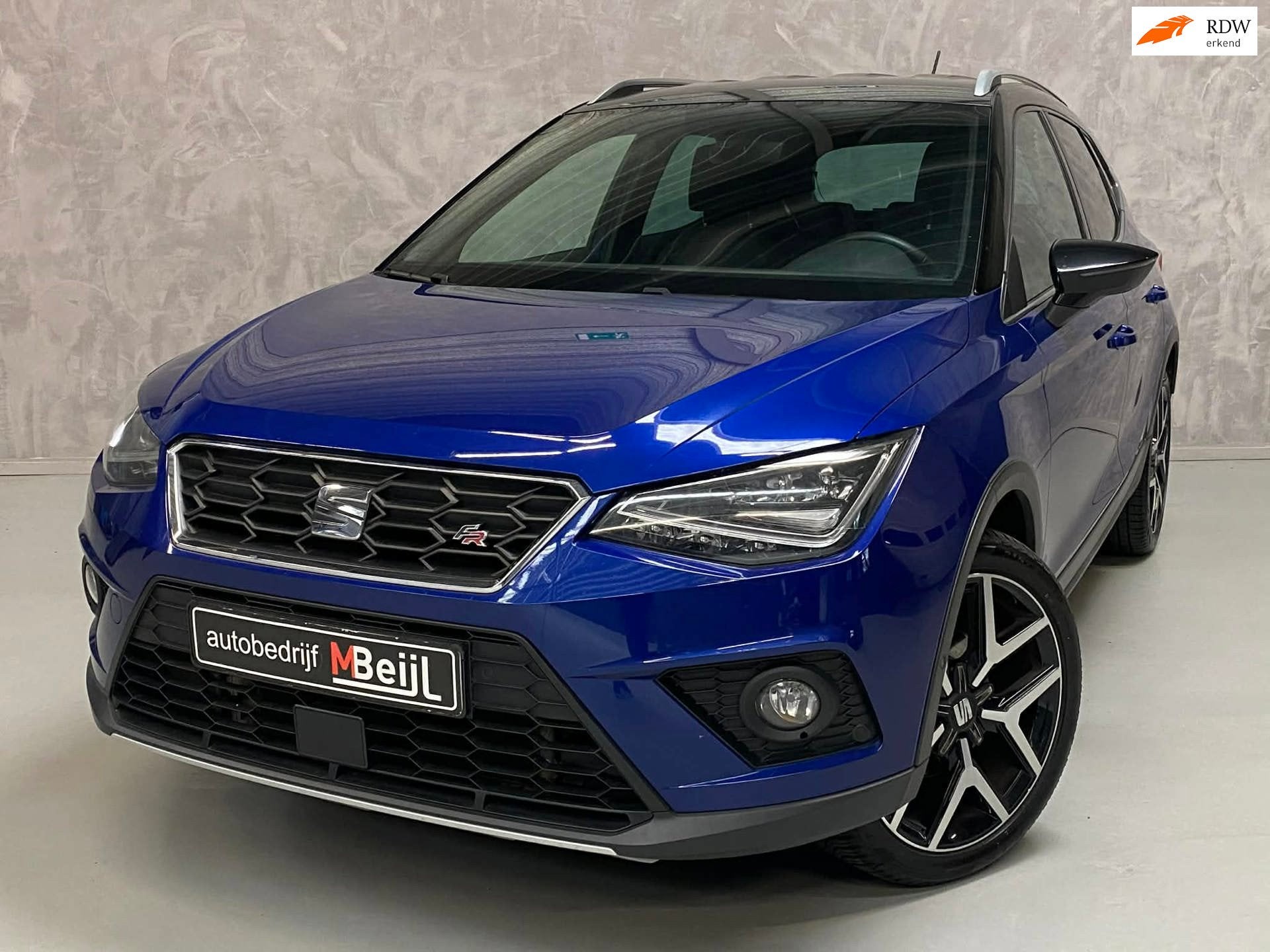 Seat Arona 1.0 TSI FR /Camera /Trekhaak /Dodehoek /Stoelverw, Auto's, Automatische klimaatregeling, Gebruikt, Blauw, 116 pk
