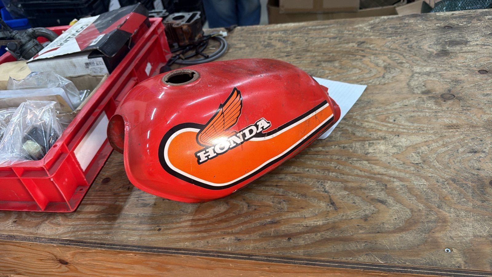 Honda brandstoftank voor xl 50 of xl 75 gezocht, Ophalen, Gebruikt