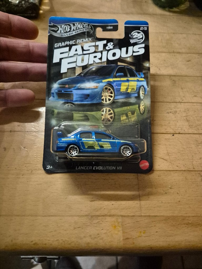 Hot Wheels Fast & Furious Graphic Remix Lancer Evolution, Hobby en Vrije tijd, Modelauto's | Overige schalen, Ophalen of Verzenden