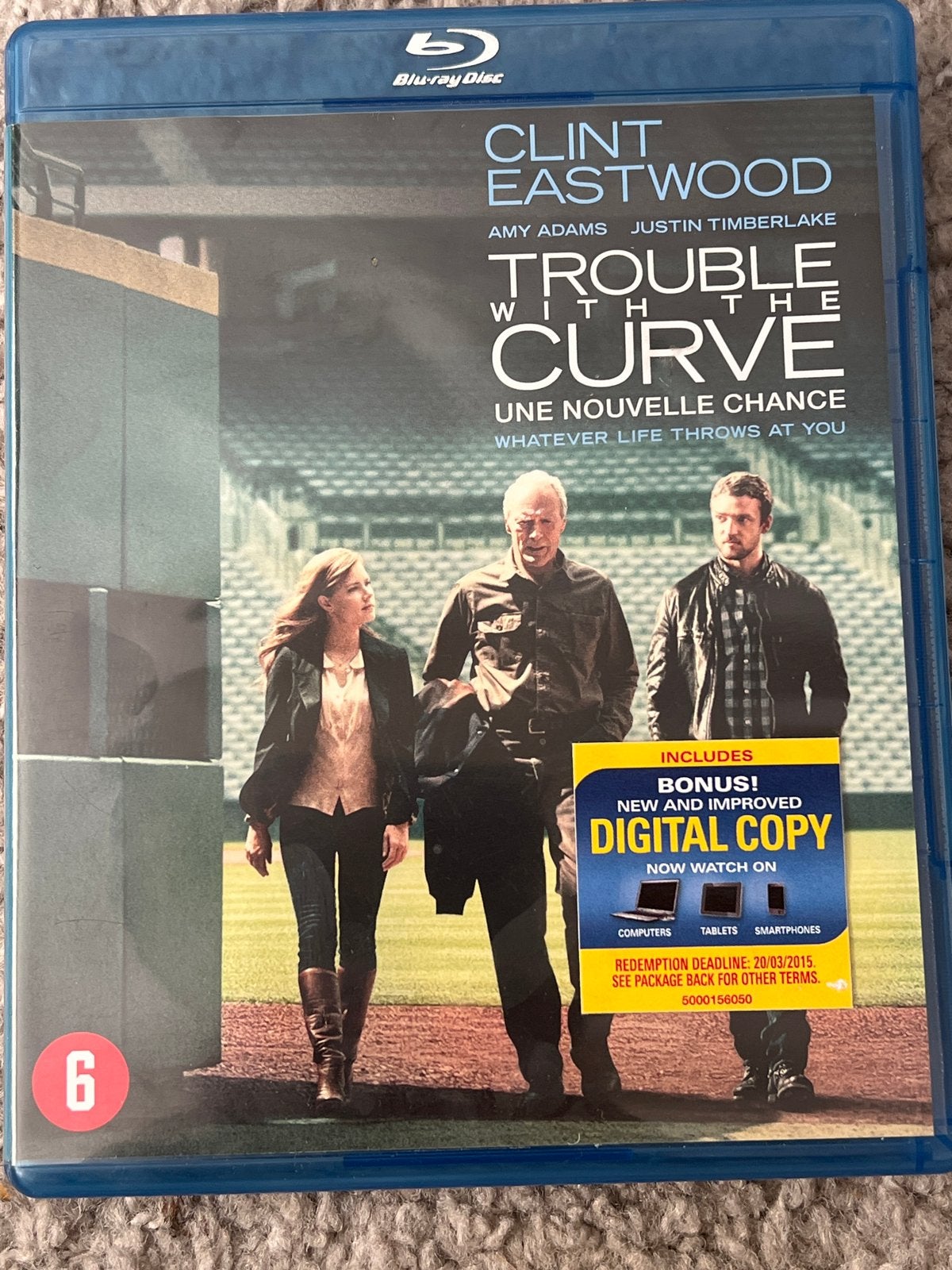 Trouble with the Curve Blu-ray - Clint Eastwood, Engels, Nederlands, Film, Drama
