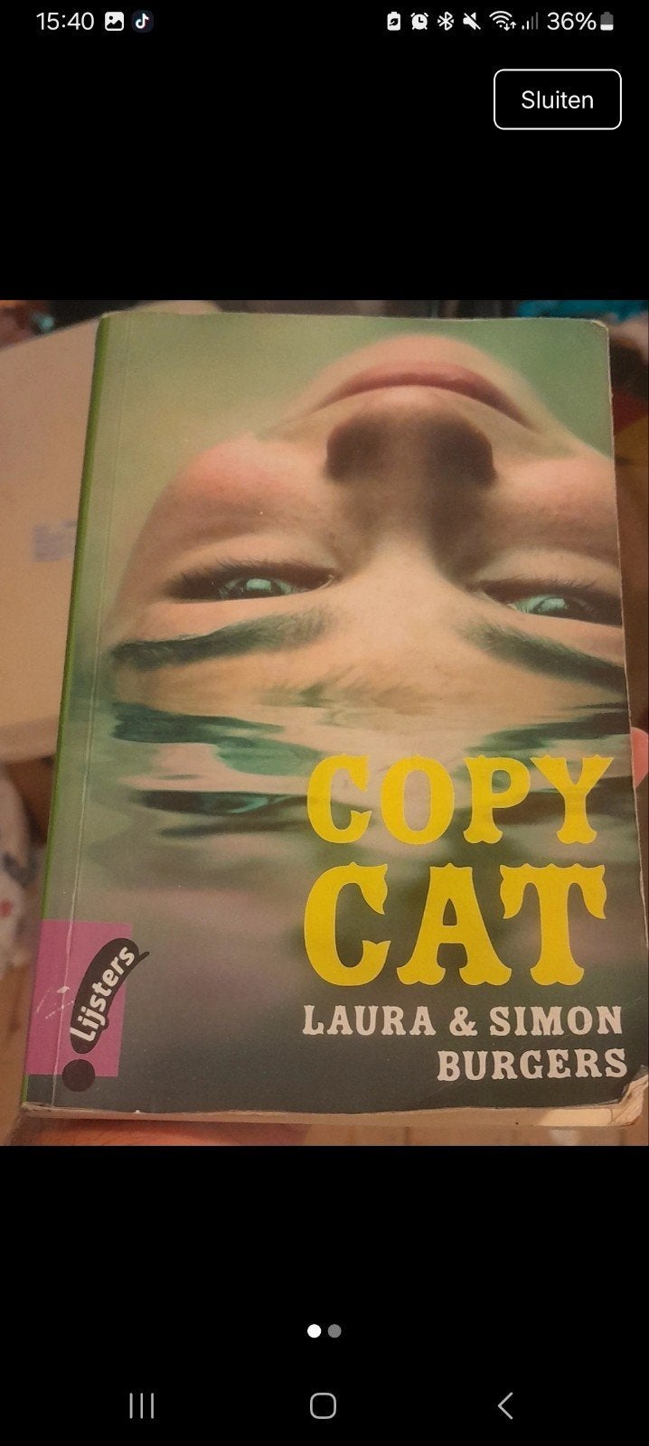 Copy Cat - Laura & Simon Burgers (Jonge Lijsters), Ophalen of Verzenden, Gelezen, Laura & Simon Burgers, Fictie
