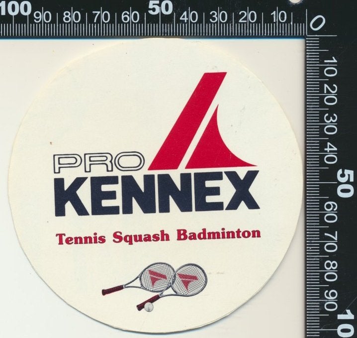 Sticker: Pro Kennex - Tennis Squash Badminton (2), Ophalen of Verzenden, Zo goed als nieuw, Bedrijf of Vereniging