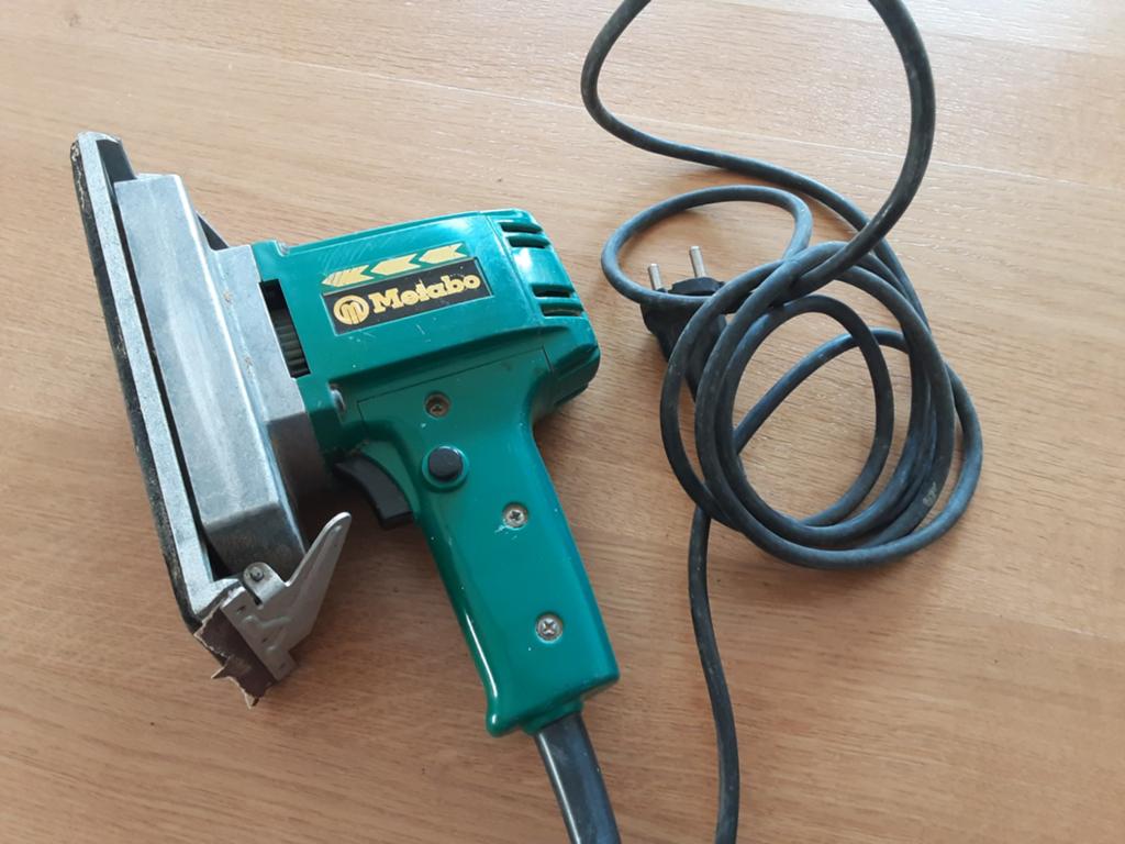 Metabo Vlakschuurmachine 120W - Gebruikt, Doe-het-zelf en Verbouw, Gereedschap | Schuurmachines, Ophalen of Verzenden, Gebruikt